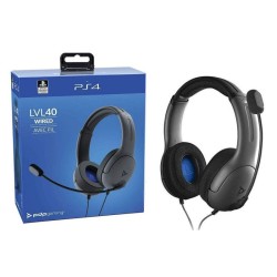 PDP - Wired Gaming Headset for Playstation Grey LvL40 PDP - Wired Gaming Headset for Playstation Grey LvL40