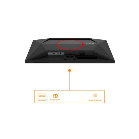 Monitor AOC 24G4HRE/BK / 24'' FHD IPS / 200Hz – PN: 24G4HRE/BK