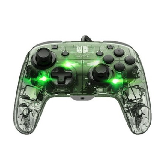 PDP - Wired Controller for Nintendo Switch Afterglow Green Transparent PDP - Wired Controller for Nintendo Switch Afterglow Green Transparent