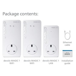 Devolo Magic 1 WiFi 2-1 Whole Home Wi-Fi Kit (8369) UK
