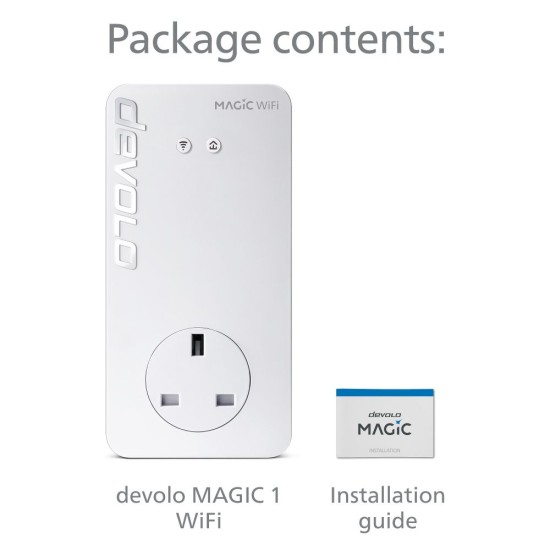 Devolo Magic 1 WiFi 2-1 Single adapter (8353) UK