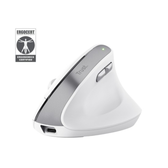 BAYO II ERGONOMIC WIRELESS MOUSE WHT