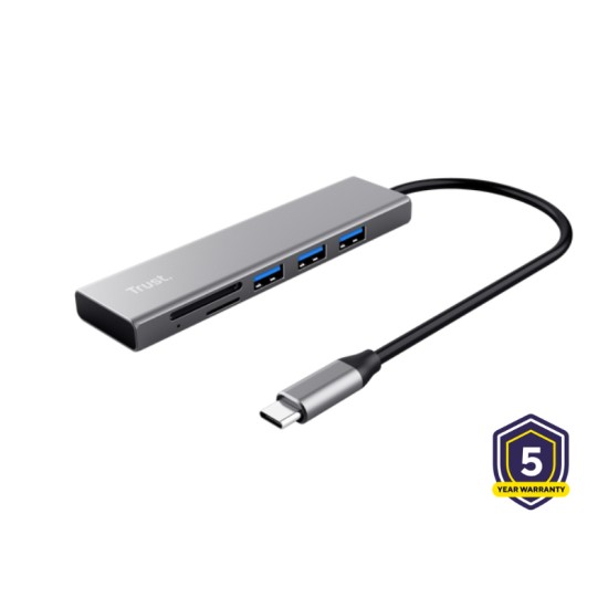 HUB USB-C TRUST HALYX & CARDREADER 24191