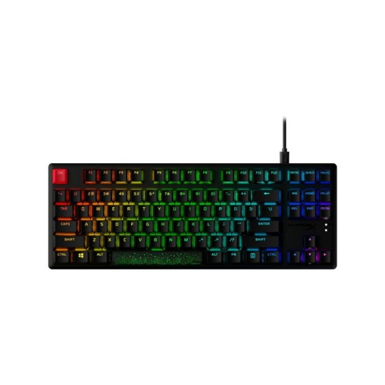 HyperX Alloy Origins Core PBT HX Red Mechanical Tenkeyless Gaming Keyboard (US Layout) - Black - 639N7AA HyperX Alloy Origins Core PBT HX Red Mechanical Tenkeyless Gaming Keyboard (US Layout) - Black - 639N7AA