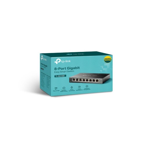 Tp-Link 8-Port Gigabit Easy Smart Switch (TL-SG108E)