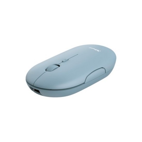MOUSE WRLS TRUST PUCK RCHRG BLUE 24126
