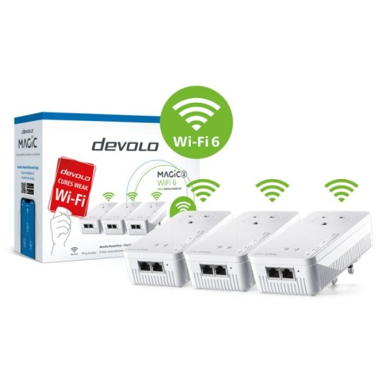 Devolo Magic 2 WiFi 6 Mesh Multiroom Kit (8935) UK