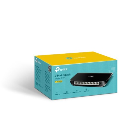 Tp-Link 8-Port Gigabit Desktop Switch (TL-SG1008D)