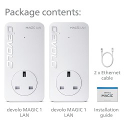 Devolo Magic 1 LAN 1-1 Starter Kit (8297) UK