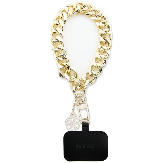 Guess GUOUCBMC4MD Universal Big HandStrap Phone Lanyard - Gold Guess GUOUCBMC4MD Universal Big HandStrap Phone Lanyard - Gold