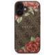 Guess GUHMP16SP4ROPEMCW iPhone 16 6.1" brown/brown hardcase 4G Flowers Print MagSafe Guess GUHMP16SP4ROPEMCW iPhone 16 6.1" brown/brown hardcase 4G Flowers Print MagSafe