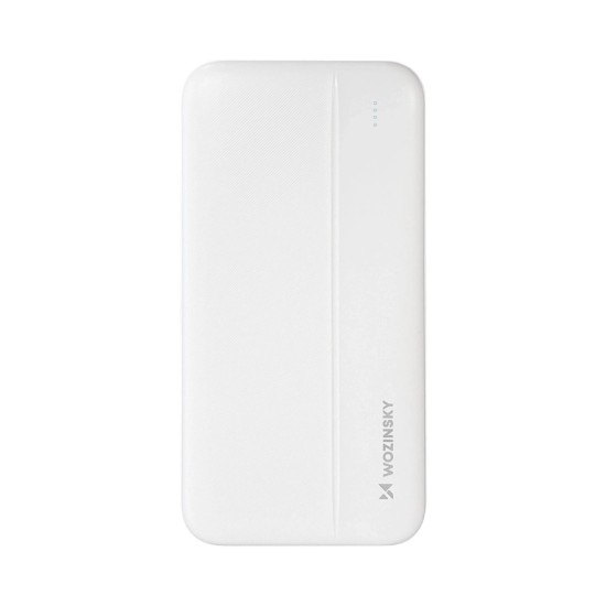 Wozinsky powerbank Li-Po 10000mAh 2 x USB white (WPBWE1) Wozinsky powerbank Li-Po 10000mAh 2 x USB white (WPBWE1)