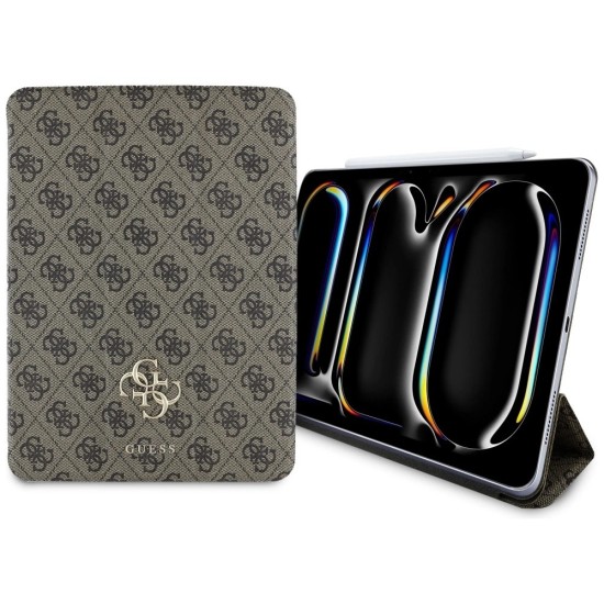Guess GUFC11PM24PS4SGW iPad Pro 11" 2024 brown Magnetic 4G Big Logo Guess GUFC11PM24PS4SGW iPad Pro 11" 2024 brown Magnetic 4G Big Logo
