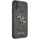Guess 4G Big Metal Logo iPhone X/XS Case - Gray