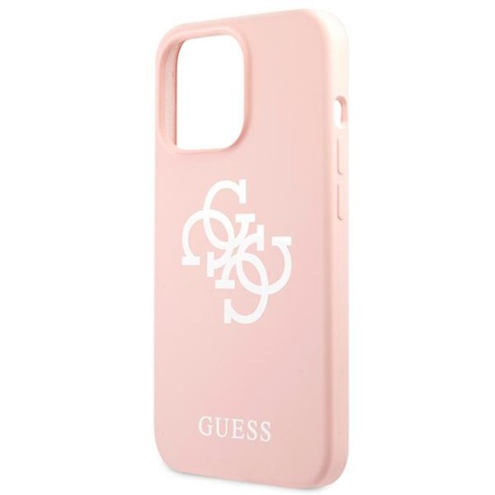 Guess Silicone 4G Logo Case for iPhone 13 Pro Max 6.7" - Pink Guess Silicone 4G Logo Case for iPhone 13 Pro Max 6.7" - Pink