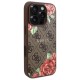 Guess GUHMP16LP4ROPEMCW iPhone 16 Pro 6.3" brown/brown hardcase 4G Flowers Print MagSafe Guess GUHMP16LP4ROPEMCW iPhone 16 Pro 6.3" brown/brown hardcase 4G Flowers Print MagSafe