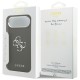 Guess Grained Big 4G Classic Logo case for iPhone 17 Air - black