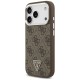 Guess 4G Triangle Logo MagSafe case for iPhone 17 Pro - brown