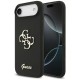 Guess Silicone Big 4G Script case for iPhone Air - black Guess Silicone Big 4G Script case for iPhone Air - black