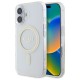 Guess GUHMP16MHFGERET iPhone 16 Plus 6.7" transparent hardcase IML Glitter Circle MagSafe Guess GUHMP16MHFGERET iPhone 16 Plus 6.7" transparent hardcase IML Glitter Circle MagSafe