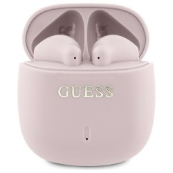 Guess Bluetooth headphones GUTWSJ14ESGP TWS + docking station pink/pink Printed Classic Logo Guess Bluetooth headphones GUTWSJ14ESGP TWS + docking station pink/pink Printed Classic Logo