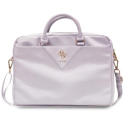 Guess Triangle 4G bag for a 16" laptop - purple Guess Triangle 4G bag for a 16" laptop - purple