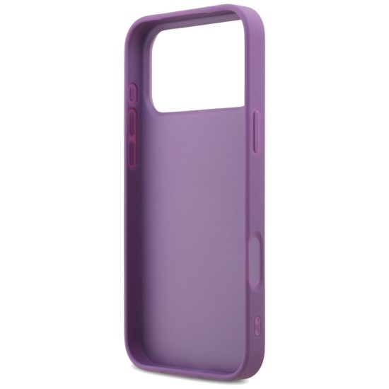 Guess Fixed Glitter Big 4G case for iPhone 17 Pro Max - purple Guess Fixed Glitter Big 4G case for iPhone 17 Pro Max - purple