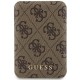 Guess Powerbank inductive 15W GUPB5FP4EMGW 5000mAh brown/brown 4G Leather Metal Logo MagSafe Guess Powerbank inductive 15W GUPB5FP4EMGW 5000mAh brown/brown 4G Leather Metal Logo MagSafe