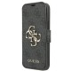 Guess GUBKP13X4GMGGR iPhone 13 Pro Max 6.7" gray/gray book 4G Big Metal Logo Guess GUBKP13X4GMGGR iPhone 13 Pro Max 6.7" gray/gray book 4G Big Metal Logo