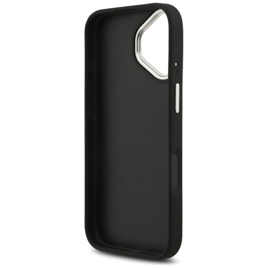 Guess Grained Big 4G Classic Logo case for iPhone 17 - black Guess Grained Big 4G Classic Logo case for iPhone 17 - black