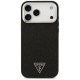 Guess Glitter Triangle Logo MagSafe Case for iPhone 17 Pro Max - Black