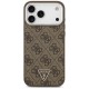 Guess 4G Triangle Logo MagSafe case for iPhone 17 Pro Max - brown