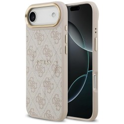Guess 4G PU Classic Logo MagSafe Case for iPhone 17 Air - Pink