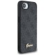 Guess 4G Script Logo MagSafe case for iPhone 16e - black