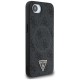 Guess 4G Ring Triangle Logo MagSafe case for iPhone 16e - black