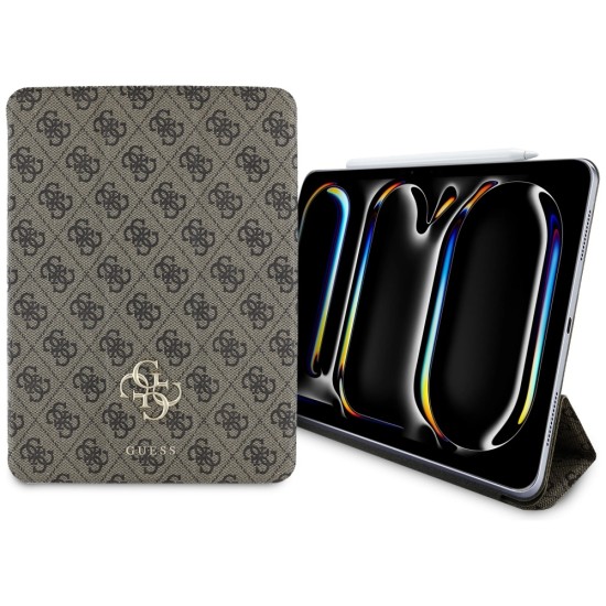 Guess GUFC11PM24PS4SGW iPad Pro 11" 2024 brown Magnetic 4G Big Logo Guess GUFC11PM24PS4SGW iPad Pro 11" 2024 brown Magnetic 4G Big Logo