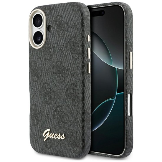Guess 4G Script MagSafe case for iPhone 17 - black