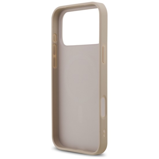 Guess 4G Ring Classic Logo MagSafena iPhone 17 Pro Max Case - Pink Guess 4G Ring Classic Logo MagSafena iPhone 17 Pro Max Case - Pink