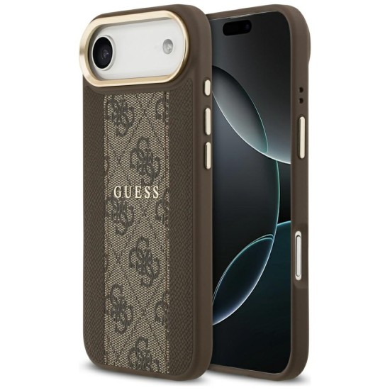 Guess 4G Stripe MagSafe case for iPhone Air - brown