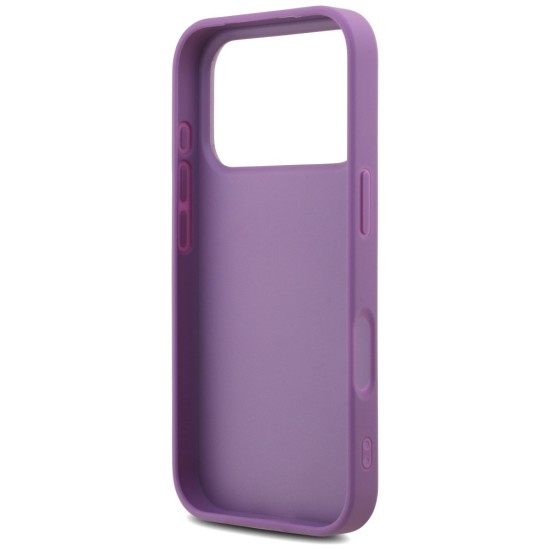 Guess Fixed Glitter Big 4G case for iPhone 17 Pro - purple Guess Fixed Glitter Big 4G case for iPhone 17 Pro - purple