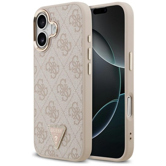 Guess 4G Triangle Logo MagSafe Case for iPhone 17 - Rose Gold Guess 4G Triangle Logo MagSafe Case for iPhone 17 - Rose Gold