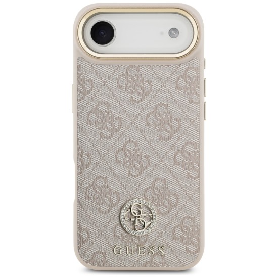 Guess 4G Strass Logo MagSafe Case for iPhone Air - Pink