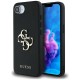 Guess PU Grained 4G Metal Logo case for iPhone 16e - black Guess PU Grained 4G Metal Logo case for iPhone 16e - black