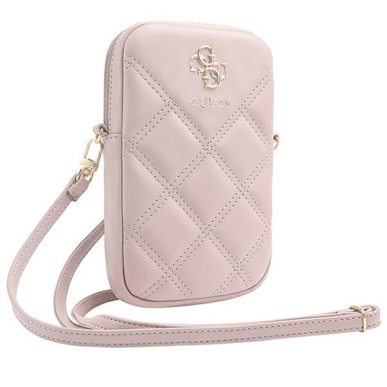 Guess Zip Quilted 4G bag - pink