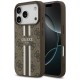 Guess 4G Printed Stripes MagSafe case for iPhone 17 Pro - brown Guess 4G Printed Stripes MagSafe case for iPhone 17 Pro - brown