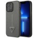 Guess Saffiano Triangle Logo case for iPhone 13 Pro / 13 6.1" - silver Guess Saffiano Triangle Logo case for iPhone 13 Pro / 13 6.1" - silver