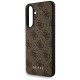 Guess 4G Metal Gold Logo Case for Samsung Galaxy A36 - Brown