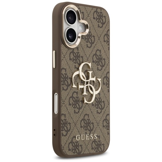 Guess 4G Big 4G Classic Logo Case for iPhone 17 - Brown and Gold Guess 4G Big 4G Classic Logo Case for iPhone 17 - Brown and Gold