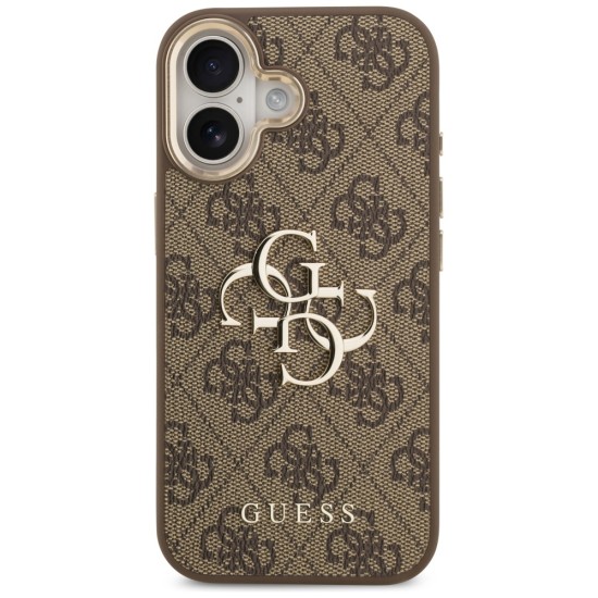Guess 4G Big 4G Classic Logo Case for iPhone 17 - Brown and Gold Guess 4G Big 4G Classic Logo Case for iPhone 17 - Brown and Gold