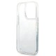Guess Flower Liquid Glitter case for iPhone 14 Pro Max - green